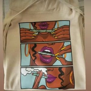 Roll, Lick, Smoke Graphic Hoodie